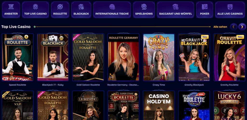 Live Casino Wish Win