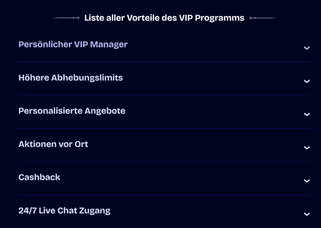 VIP-Programm Wish Win