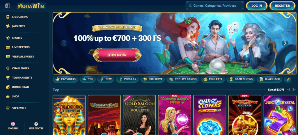 Aquawin Willkommensbonus 