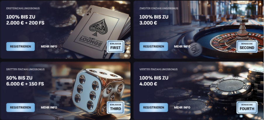 Willkommensbonus bei SlotLounge