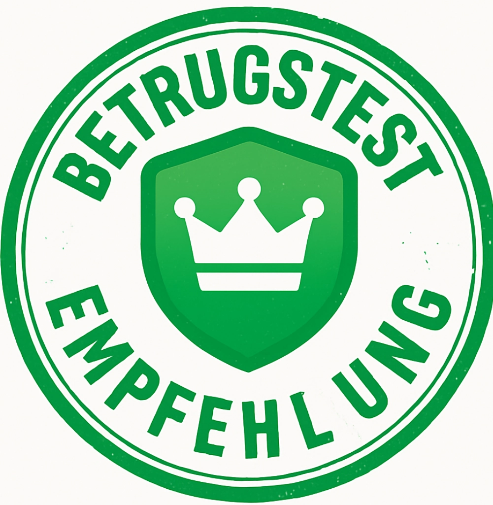 Betrugstest Empfehlung Badge